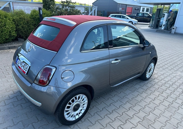 Fiat 500 cena 28000 przebieg: 169108, rok produkcji 2011 z Nowogród małe 106